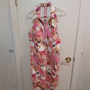Sunde Roland Heizing Pink Retro Vintage Dress Size Medium (M)